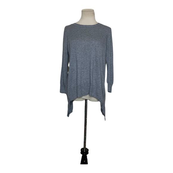 Kersh crew neck long sleeves asymmetrical sweater size large - Picture 8 of 8